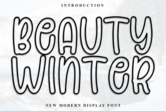 Beauty Winter: A Display Font for Elegant Editorial Design