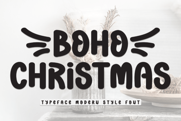 Boho Christmas Font for Festive Branding and Seasonal Campaigns
