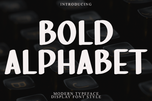 Bold Alphabet Display Font for Impactful Campaigns