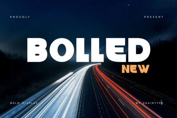Bolled Font for Bold Branding and Display Design