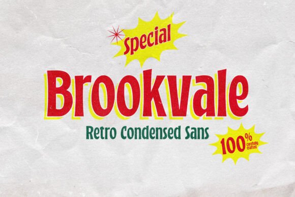 Brookvale: A Nostalgic Font for Modern Branding