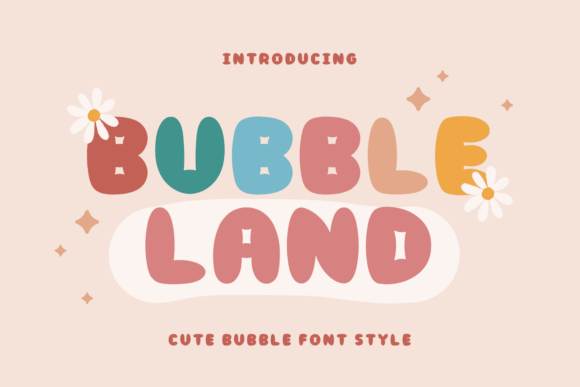 Bubbleland Font for Playful Branding and Whimsical Designs