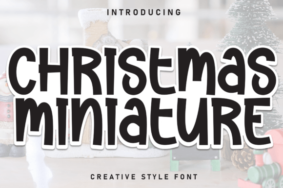 Christmas Miniature: A Festive Display Font for Holiday Designs