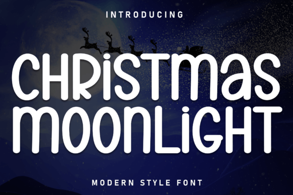Christmas Moonlight: A Festive Font for Holiday Campaigns