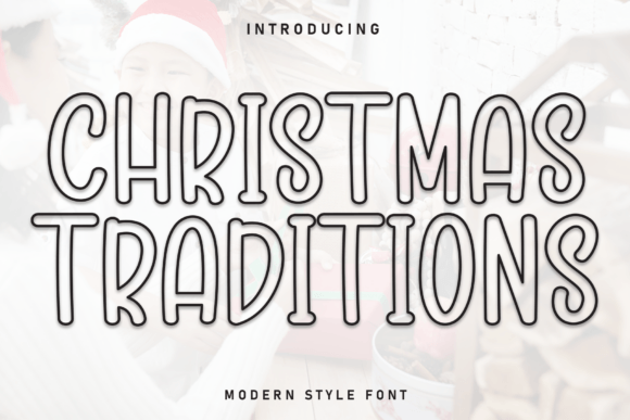 Christmas Traditions Font for Festive Campaigns