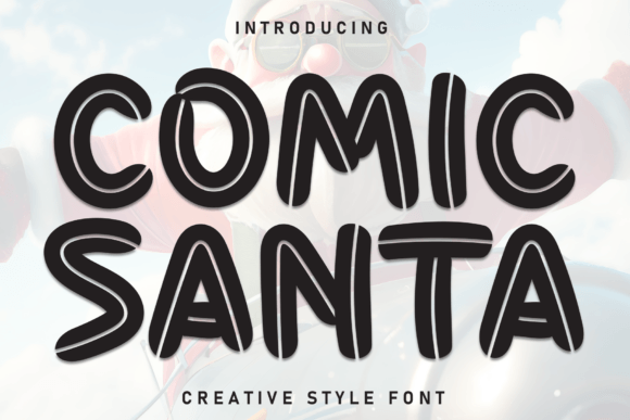 Comic Santa Font for Warm and Playful Branding