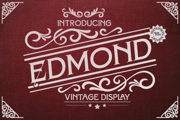 Edmond Font for Vintage-Inspired Branding