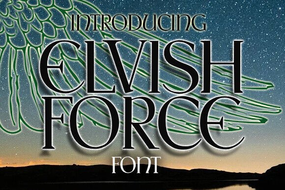 Elvish Force: A Font That Elevates Your Brand’s Visual Identity