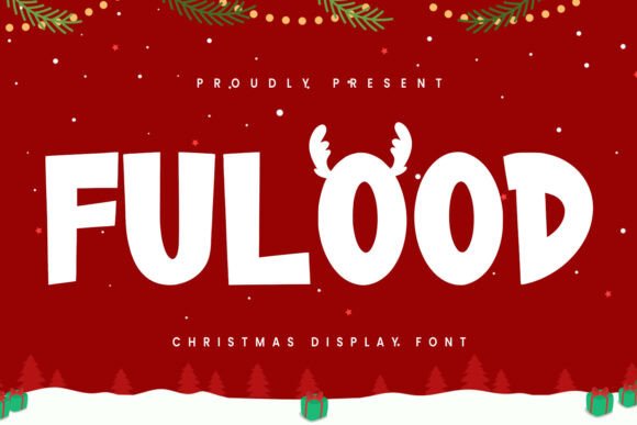 Fulood Font for Festive Web Design