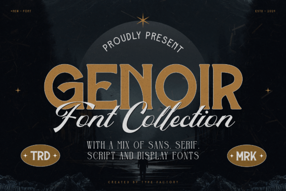 Genoir: A Vintage Font for Timeless Editorial Design