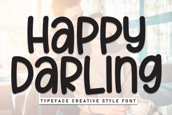 Happy Darling Font for Bold Web Design and Playful Branding