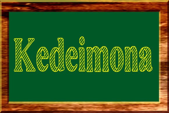 Kedeimona Font for Cozy Branding and Rustic Design
