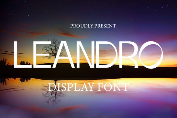 Leandro: A Modern Display Font for Bold Branding