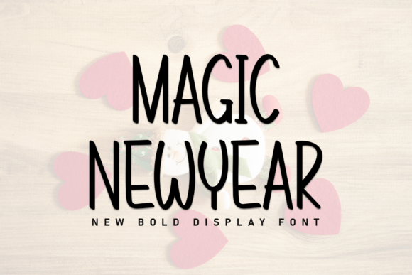 Magic Newyear: A Handwritten Font for Modern Editorial Design