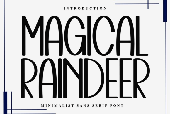 Magical Raindeer Font for Eye-Catching Campaign Designs