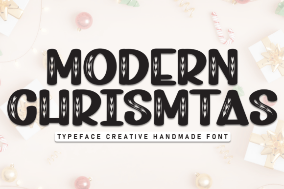 Modern Christmas Font for Festive Campaign Designs
