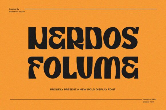 Nerdos Folume: A Modern Font for Branding That Stands Out