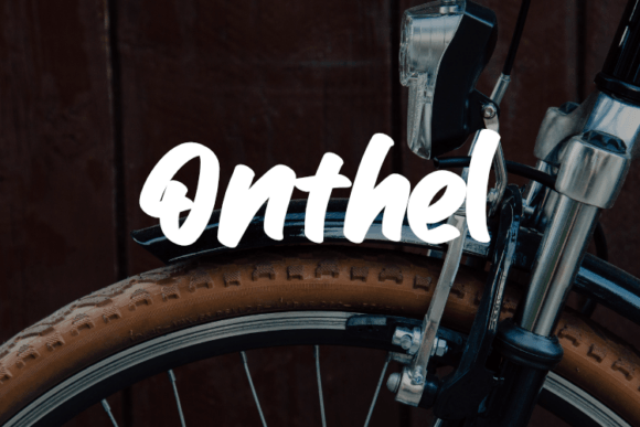 Onthel Font for Creative Craft and Product Design
