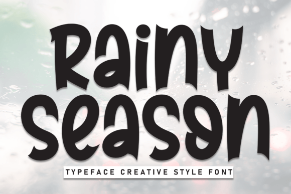 Rainy Season Font for Handmade Creations