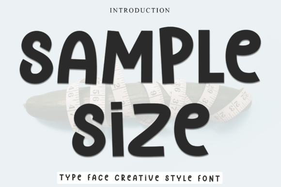 Sample Size: A Festive Font for Creative Makers