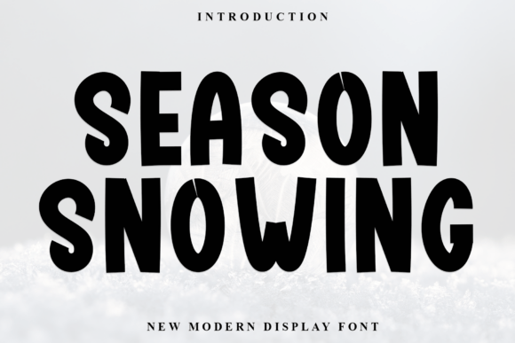 Season Snowing: A Festive Typeface for Holiday Designs