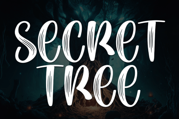 Secret Tree: A Stylish Display Font for Modern Branding