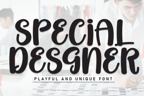 Special Designer: A Handwritten Display Font for Sweet and Playful Campaigns