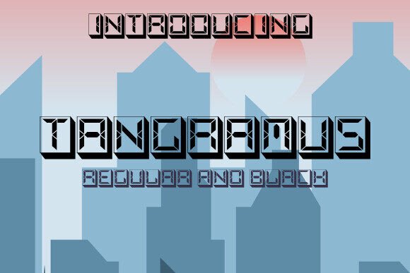 Tangramus: A Modern Font for Strong Branding