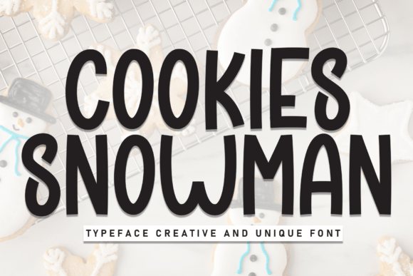Upgrade Your Brand with Cookies Snowman Font