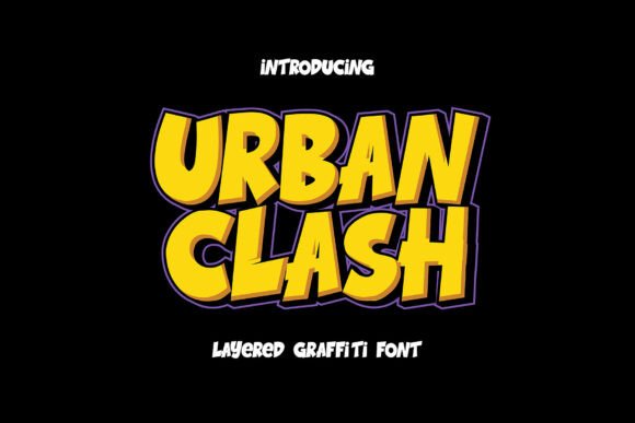 Urban Clash Font for Bold Branding and Street-Inspired Design