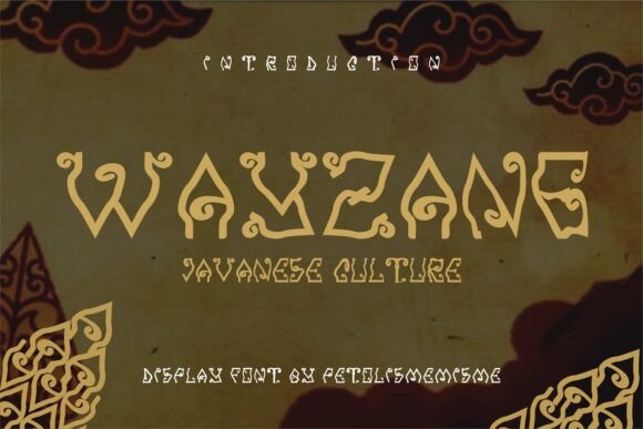 Wayzang: A Unique Font Inspired by Indonesian Culture for Branding