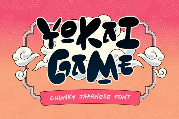 Yokai Game Font for Handmade Creations and Bold Branding